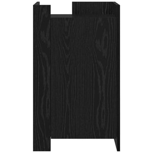 vidaXL Sideboard Black Oak Look 45 x 35 x 75 cm