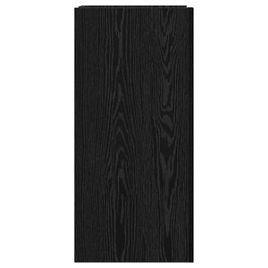 vidaXL Sideboard Black Oak Look 45 x 35 x 75 cm