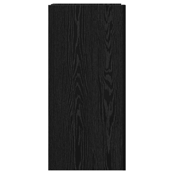 vidaXL Sideboard Black Oak Look 45 x 35 x 75 cm
