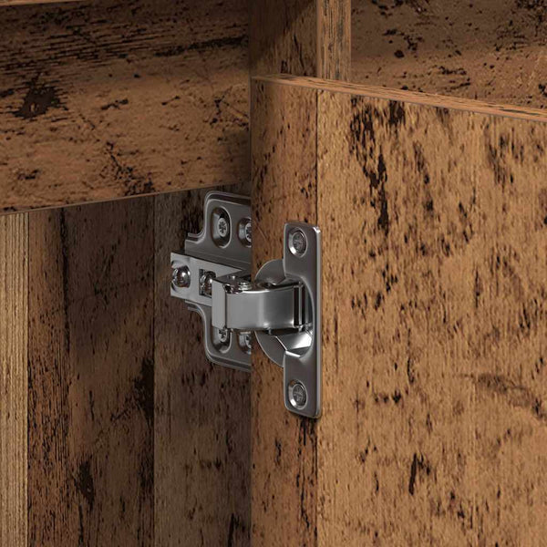 Waschbeckenunterschrank Altholz 91x35x60cm