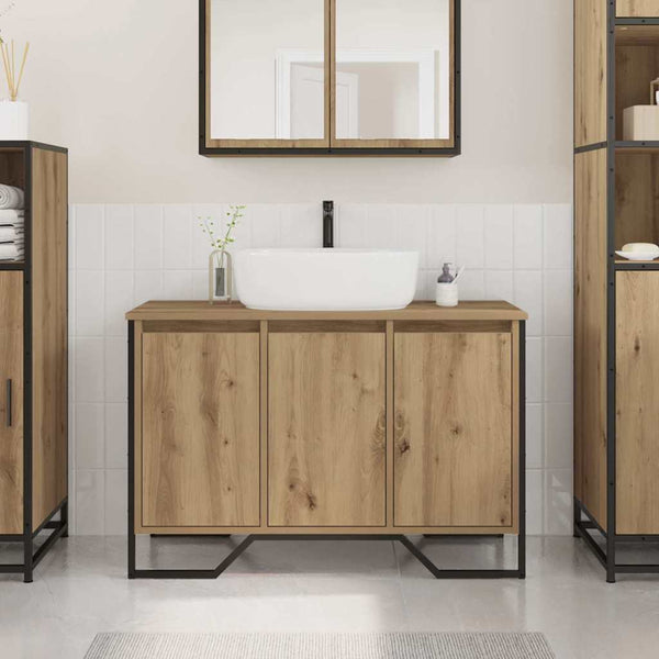 Waschbeckenschrank Artisan Eiche 91x35x60cm