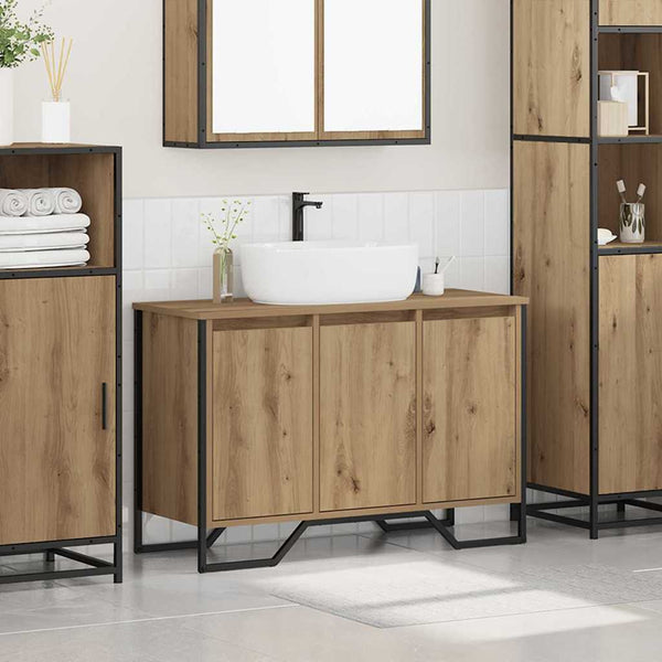 Waschbeckenschrank Artisan Eiche 91x35x60cm