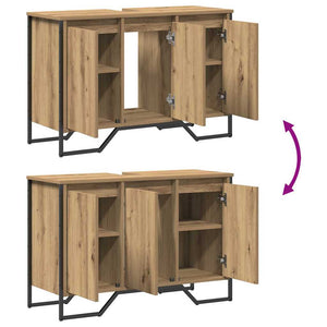 Waschbeckenschrank Artisan Eiche 91x35x60cm