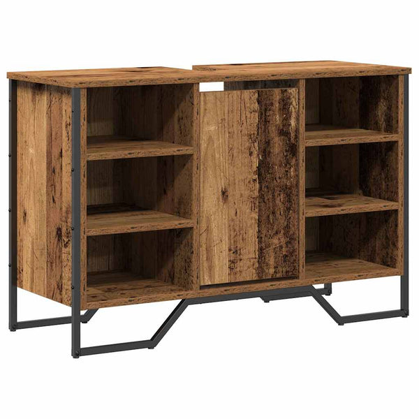Waschbeckenschrank Altholz 91x35x60cm