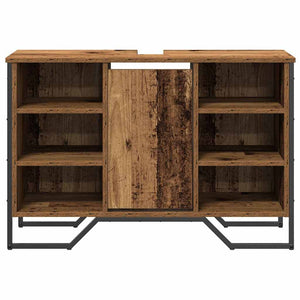 Waschbeckenschrank Altholz 91x35x60cm