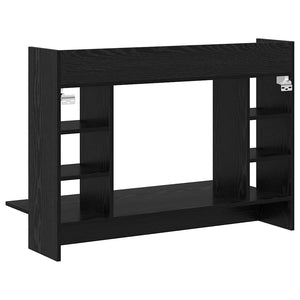 Wandtisch Schwarz Eichenoptik 105 cm