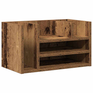 Schreibtisch Organizer Altholz