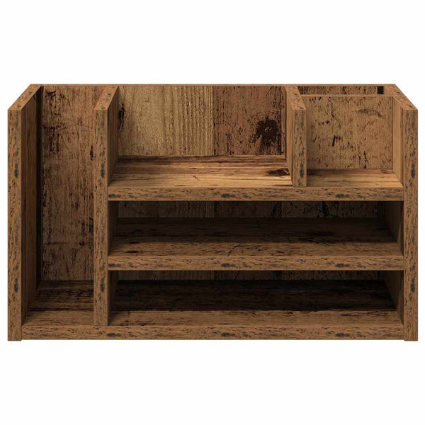 Schreibtisch Organizer Altholz