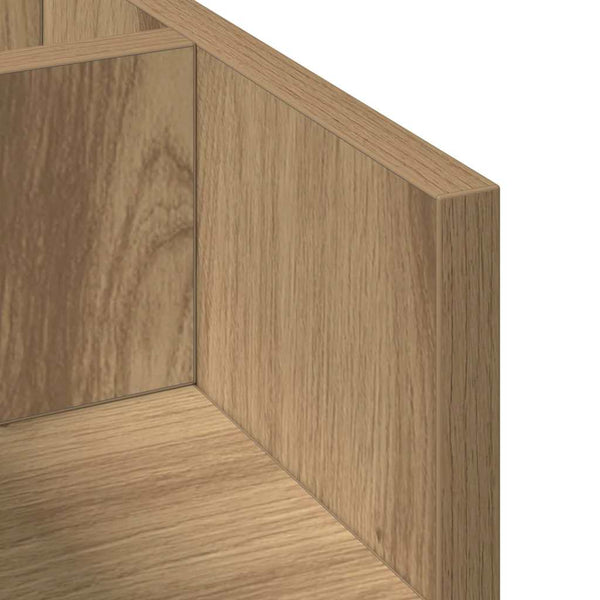 Schreibtisch Organizer Schwarz Eichen-Optik
