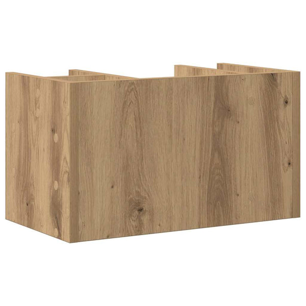 Schreibtisch Organizer Schwarz Eichen-Optik