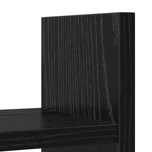 Schreibtisch Organizer Schwarz Eiche