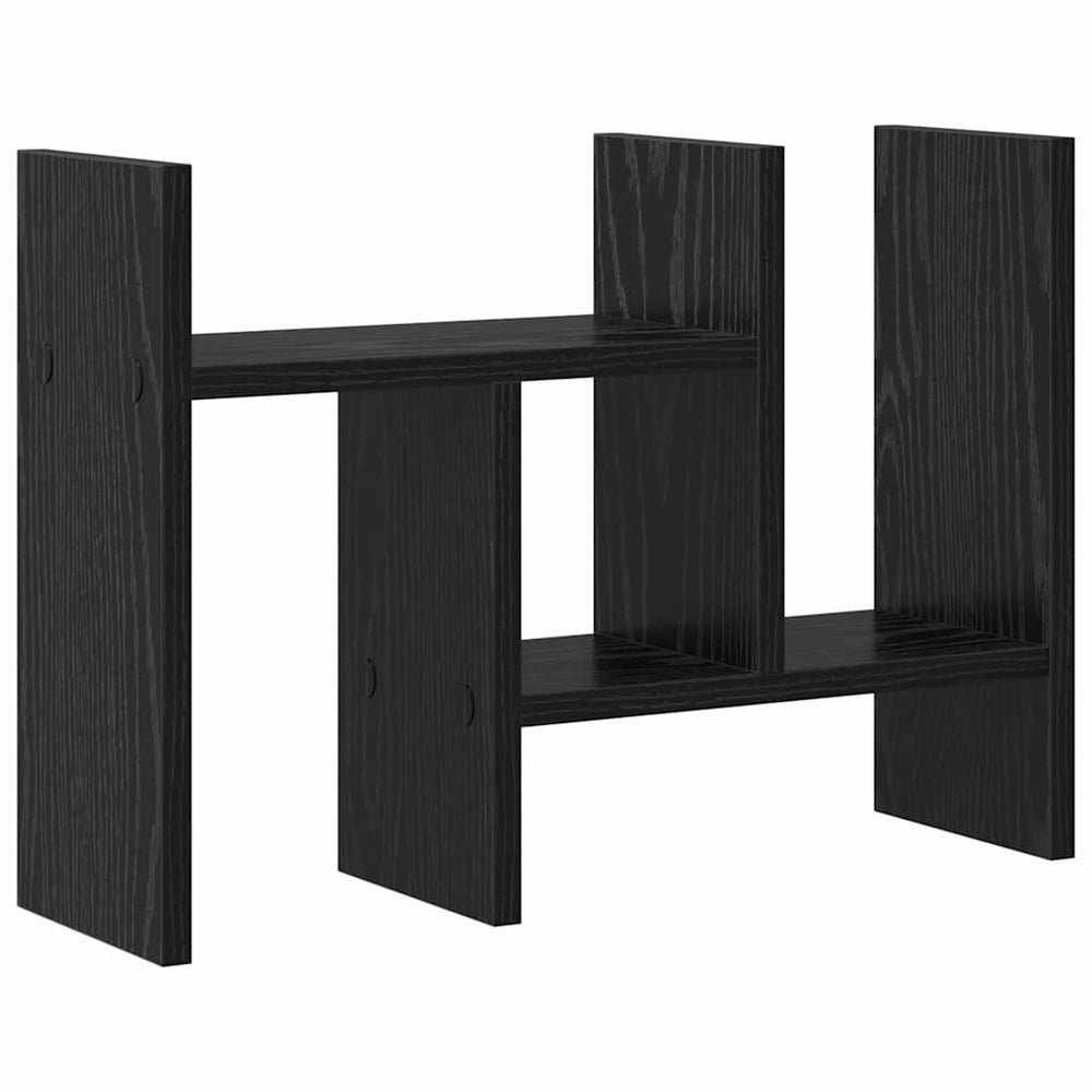 Schreibtisch Organizer Schwarz Eiche