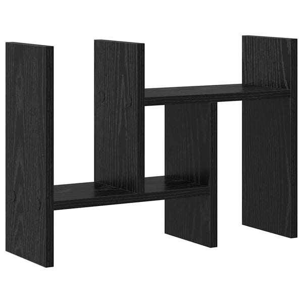 Schreibtisch Organizer Schwarz Eiche
