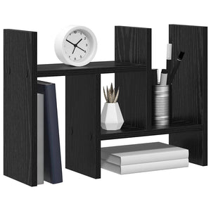 Schreibtisch Organizer Schwarz Eiche