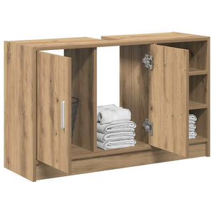 Badezimmerschrank Artisan Eiche 90x55 cm