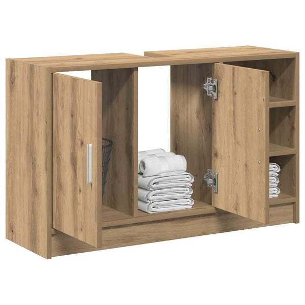 Badezimmerschrank Artisan Eiche 90x55 cm