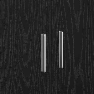 Badezimmerschrank Schwarz Eiche 90x29x55 cm