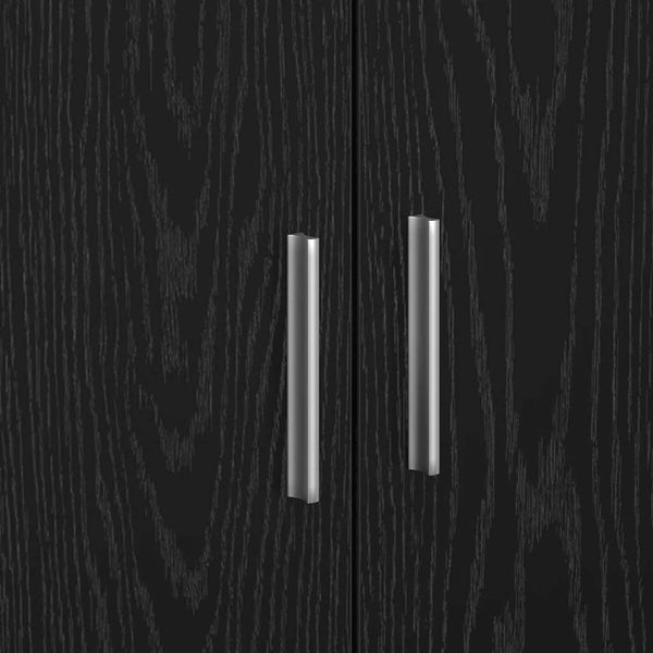 Badezimmerschrank Schwarz Eiche 90x29x55 cm