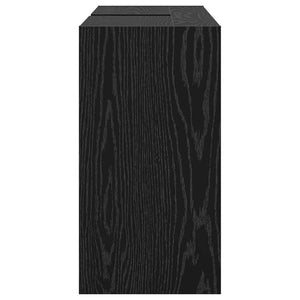Badezimmerschrank Schwarz Eiche 90x29x55 cm