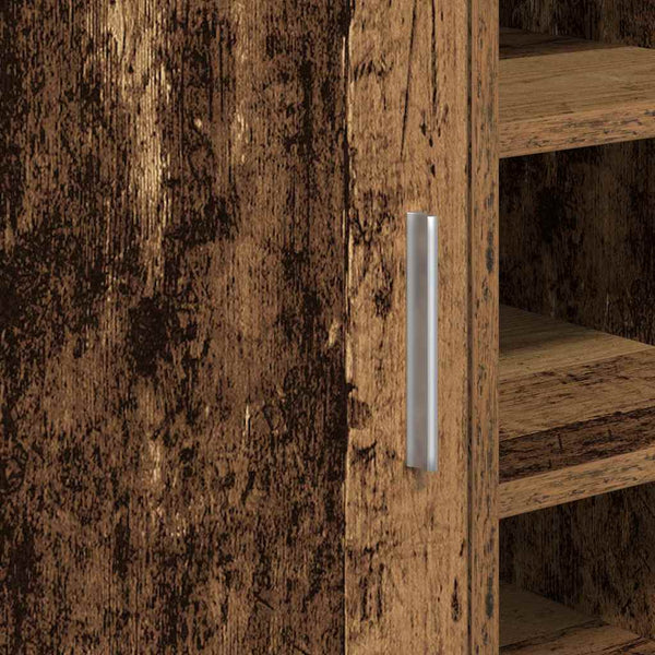 Badezimmerschrank Altholz 63x29x55cm