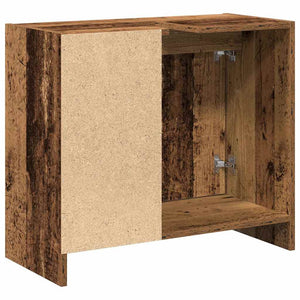 Badezimmerschrank Altholz 63x29x55cm