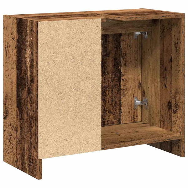 Badezimmerschrank Altholz 63x29x55cm