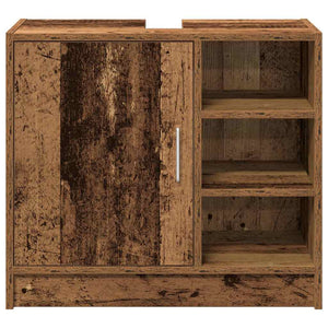 Badezimmerschrank Altholz 63x29x55cm