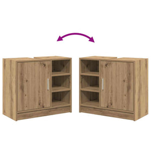 Badezimmerschrank Artisan Eiche 63x55 cm