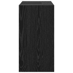 Badschrank Schwarz Eichen-Optik 63 cm