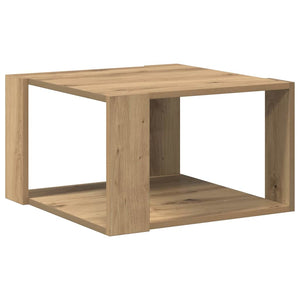 vidaXL Table basse chêne artisan 51,5 x 51,5 x 30 cm bois d'ingénierie