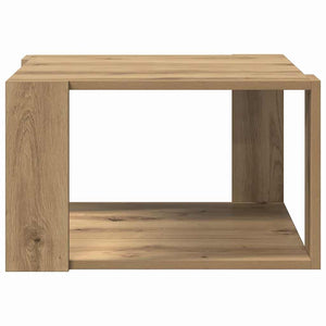 vidaXL Table basse chêne artisan 51,5 x 51,5 x 30 cm bois d'ingénierie