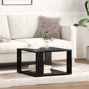 Schwarzer Couchtisch Eichenoptik 51,5 cm