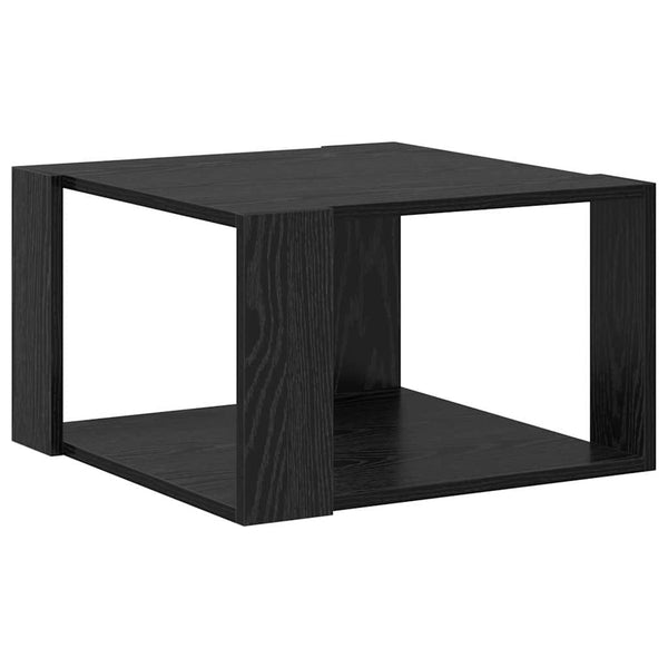 Schwarzer Couchtisch Eichenoptik 51,5 cm