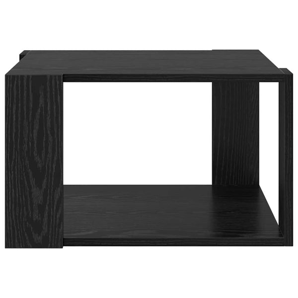 Schwarzer Couchtisch Eichenoptik 51,5 cm