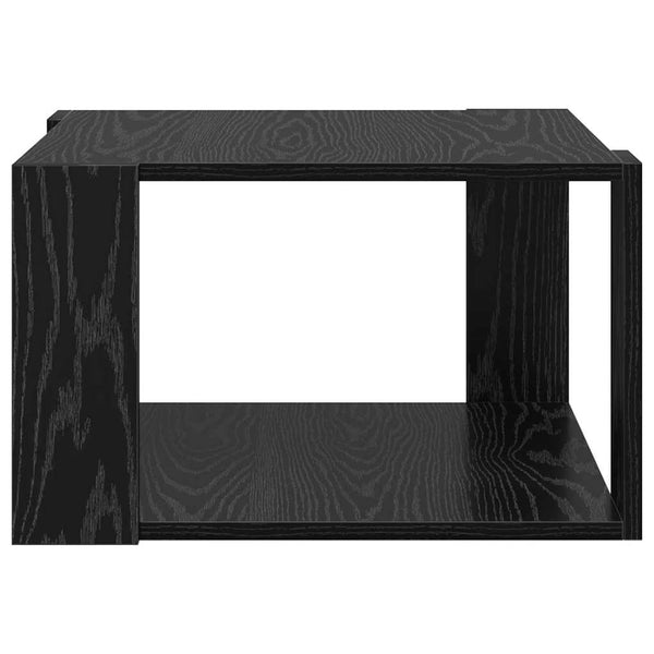 Schwarzer Couchtisch Eichenoptik 51,5 cm