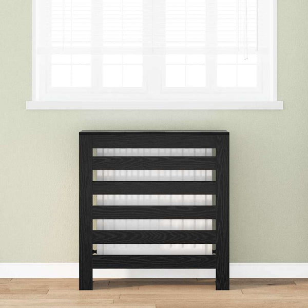 Heizkörperverkleidung Schwarz Eiche 78x20x82 cm