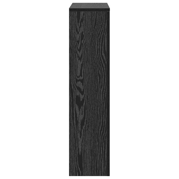 Heizkörperverkleidung Schwarz Eiche 78x20x82 cm