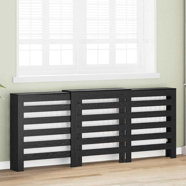 Heizkörperverkleidung Schwarz Eiche 205cm