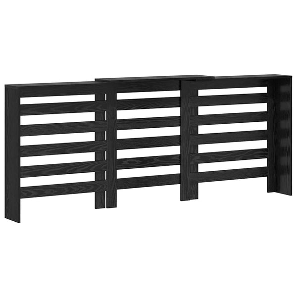 Heizkörperverkleidung Schwarz Eiche 205cm