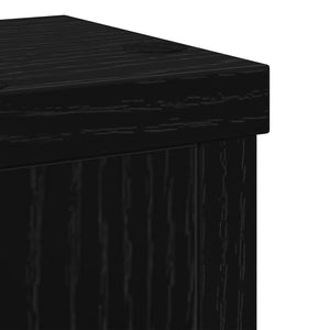 Pflanzenständer 2er Set Schwarz Eiche 18cm