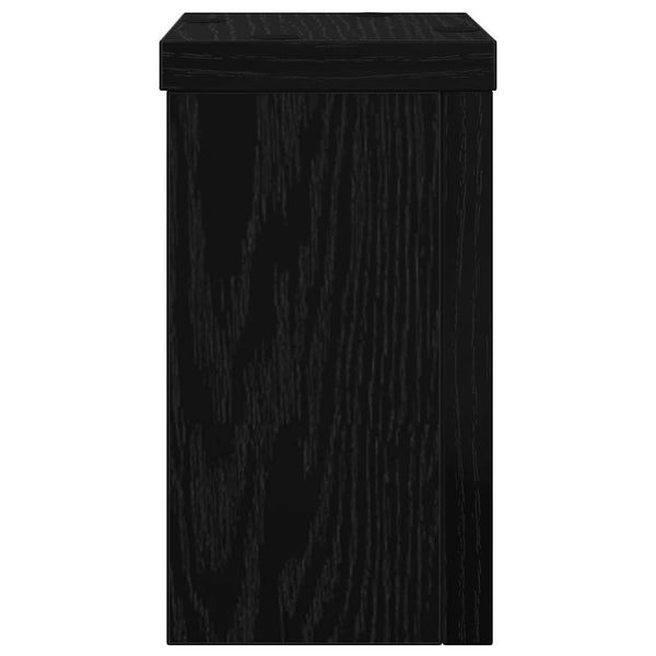 Pflanzenständer 2er Set Schwarz Eiche 18cm