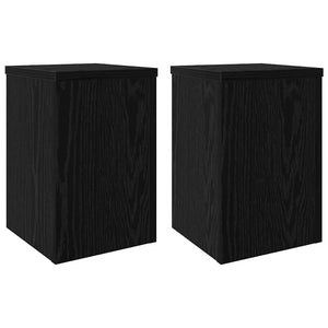 Pflanzenständer 2er Set Schwarz Eiche 20x30cm