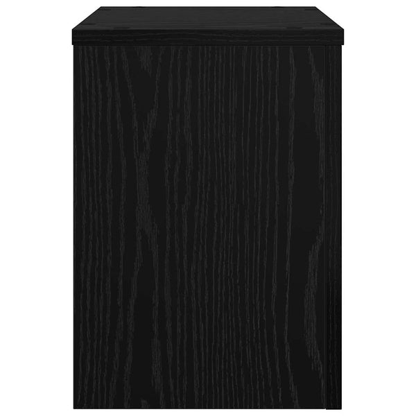 Pflanzenständer 2er-Set Schwarz Eiche 35cm