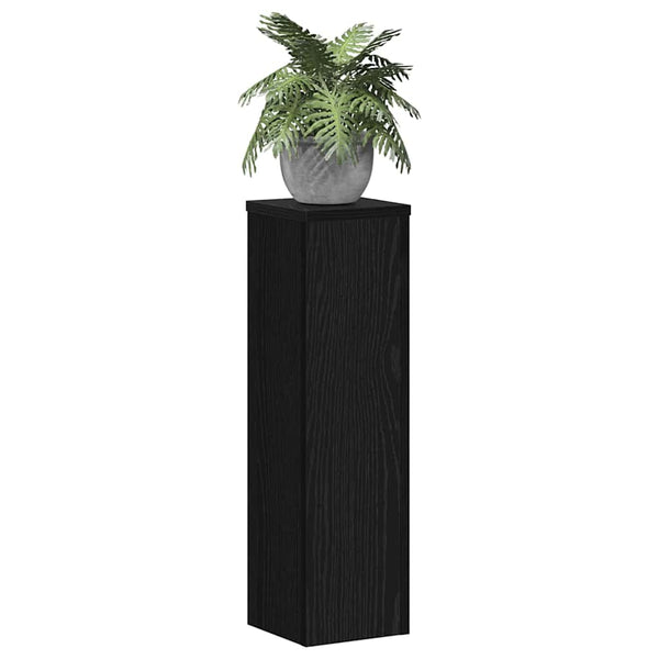 Pflanzenständer 2er Set Schwarz Eiche 60cm