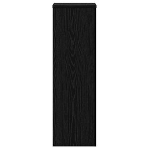 Pflanzenständer 2er-Set Schwarz Eichen-Optik 80cm