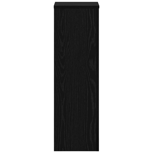 Pflanzenständer 2er-Set Schwarz Eichen-Optik 80cm