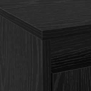 Schwarzes TV-Lowboard 139,5 cm