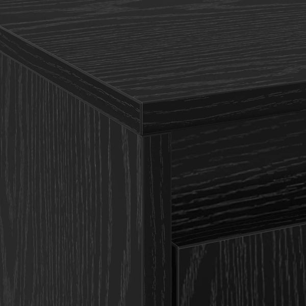 Schwarzes TV-Lowboard 139,5 cm