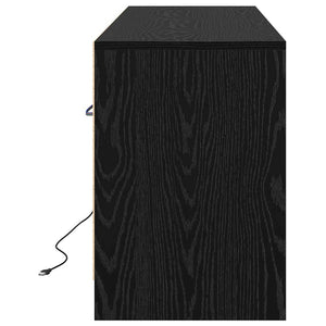 Schwarzes TV-Lowboard 139,5 cm