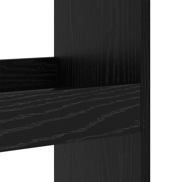 Bartisch Schwarz Eichenoptik 60x60 cm